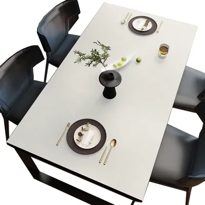 Productafbeelding van Vuilafstotende tafelmat van kunstleer 80 x 200 cm