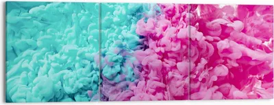 Produktbild von Bild auf Leinwand - Leinwandbild - Abstraktion modern - 150x50cm - Wand Bild - Wanddeko - Leinwanddruck - Bilder - Kunstdruck - Wanddekoration - Leinwand bilder - Wandkunst - CA150x50-3908