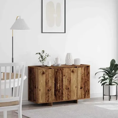 Image de vidaXL Buffet vieux bois 120 x 41 x 75 cm Bois composite