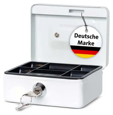 Obrázok produktu pre Vložka do zásobníka na mince MAUL Cash Box 10,5 x 12,5 x 6,1 cm biela