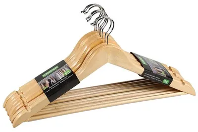 Produktbild von Formkleiderbügel, 8er Pack,