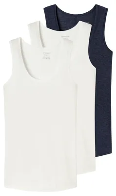 Produktbild von Schiesser 3er Pack Personal Fit Unterhemd / Top Atmungsaktiv und formstabil, Ohne Seitennähte für mehr Komfort, Elastischer Single Jersey