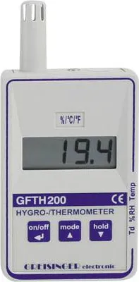 Produktbild von Greisinger Luftfeuchte-/Temperaturmessgerät GFTH 200 (109900)