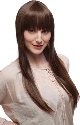 Produktbild von WIG ME UP Damenperücke Pony braun gesträhnt 3421-2T33