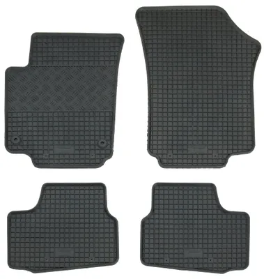 Gummifußmatten Set für Skoda Citigo + Seat MII + VW Up! (2011-), 4-teilig