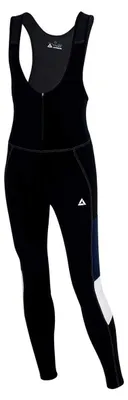Produktbild von Thermo-Radhose, lang, mit Trägern, schwarz-blau-weiß