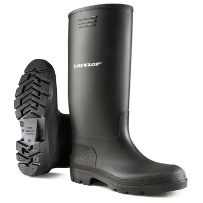 Produktbild von Dunlop Stiefel Pricemastor schwarz ohne Schutzkappe schwarz  Größe 36