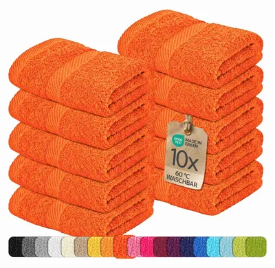 Produktbild von etérea Frottier Handtücher Baumwolle 10x Seiftücher - 30x30 cm