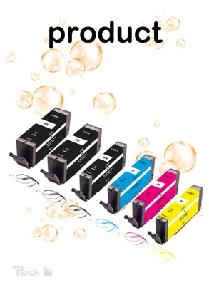 Productafbeelding van Peach PI100-328 Peach Patrone Canon PGI-550/ CLI-551 MultiPack Plus remanufactured