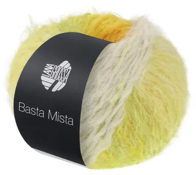 Produktbild von Lana Grossa - Basta Mista 0114 grège vanille gelb grüngelb sonnenblume orange