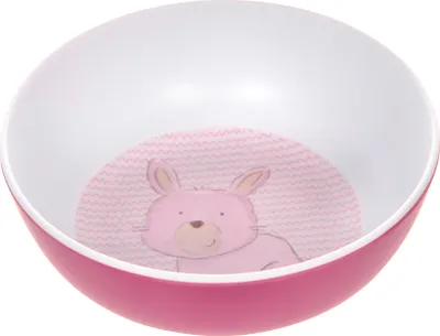 Produktbild von Sigikid Melamin Schüssel Hase rosa