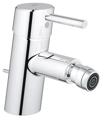 Zdjęcie produktu dla Grohe Concetto 32208 jednouchwytowa bateria bidetowa z wyciąganym odpływem chrom, bateria jednouchwytowa