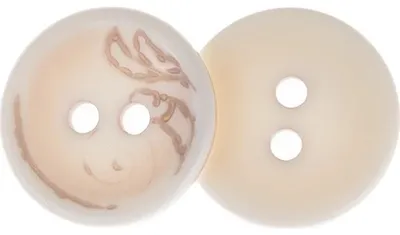 Zdjęcie produktu dla Guzik - zestaw 6 szt. - średnica 13 mm - różowy