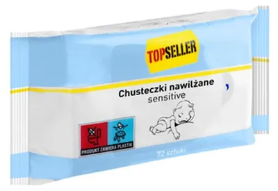 Obrázek produktu pro Sensitive dětské vlhčené ubrousky, 72 kusů