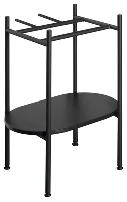 Produktbild von Sapho PUNO Sockel unter Waschbecken 400x820x360mm, Schwarz