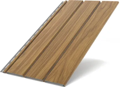 Produktbild von Kunststoffpaneele Nussbaum Gold B-1,50m Wandpaneele Deckenpaneele Musterstück