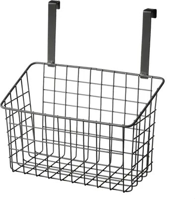 Obrázek produktu pro HowHomely | Závěsný koš - nástěnný organizér - kovový - půdní styl - 26 x 17 x 28 cm