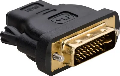 Image de Adaptateur HDMI DVI 24+5 Akyga AK-AD-03 4K Dual Link Femelle vers Mâle