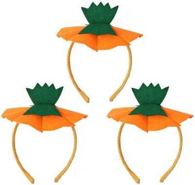 Productafbeelding van Halloween Pompoen Hoofdbanden - Set van 3 Haar Accessoires