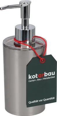 Produktbild von KOTARBAU® Flüssigseifenspender Pumpflasche Seifendosierer Nickel 350 ml