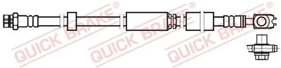 Produktbild von QUICK BRAKE 58.892X Bremsschlauch