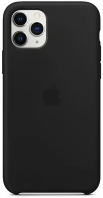 Image de Coque pour iPhone 11 Silicone Noire Apple