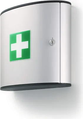Produktbild von DURABLE Verbandkasten FIRST AID BOX M (leer), 197023 silber