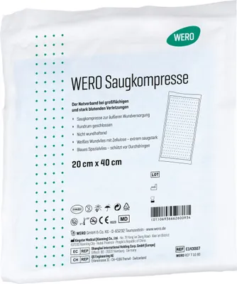 Produktbild von WERO Saugkompresse 20 x 40 cm, steril