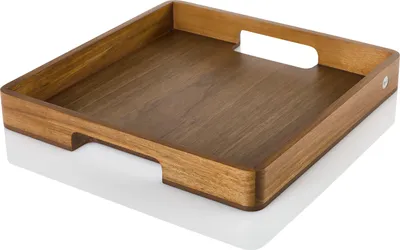 Produktbild von AdHoc ST22 Serviertablett Serve Square 40x40 cm | Akazien- & Walnussholz