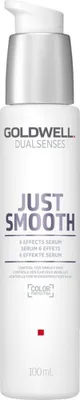 Produktbild von Goldwell Dualsenses Just Smooth Haarserum für widerspenstiges Haar mit 6 Effekten, Kukuinussöl, Schutz vor Luftfeuchtigkeit und microPROtec complex, 100 ml