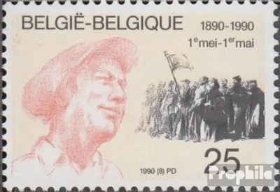 Produktbild von Briefmarken Belgien 1990 Mi 2418 (kompl.Ausg.) postfrisch Tag der Arbeit