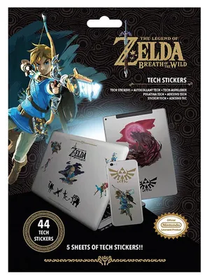 Obrázek produktu pro Samolepky na vinyl s motivy hry The Legend of Zelda od společnosti Nintendo