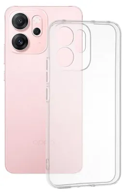 Obrázok produktu pre Techsuit - Clear Silicone puzdro pre Oppo Reno14 F / Reno14 FS 5G - priehľadné
