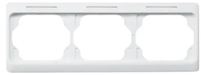 Immagine prodotto di Busch-Jaeger 1723 NSKA-24G Cornice di copertura, tripla, bianco studio lucido