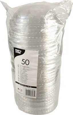 Produktbild von Deckel für Salatschalen, PS "To Go" rund Ø 12,5 cm · 2,1 cm klar