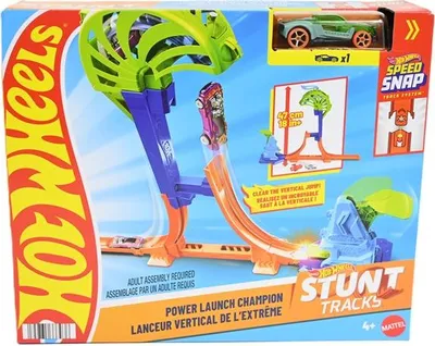 Image de Hot Wheels JHK75, Ensemble de véhicules et de rails, 4 ans, Plastique, Multicolore