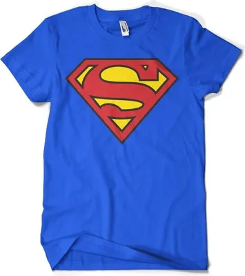 Produktbild von Superman Shield T-Shirt - Medium - Blue