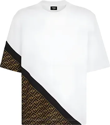 Produktbild von Fendi Diagonal T-Shirt Weiß Herren