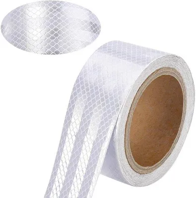 Immagine prodotto di Nastro adesivo riflettente - Sicurezza - 10 metri - Bianco