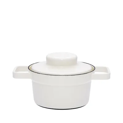 Produktbild von Riess Topf Aromapot mit Deckel Ø16cm 0,75 Liter pure white Emaille