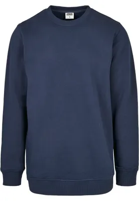 Produktbild von Urban Classics TB3824 | Organic Basic Crew Herrenpuli - Farbe: midnightnavy - Größe: M
