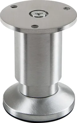 Produktbild von Möbelfuß Alpha 80 mm Alu gebürstet