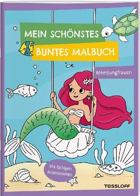 Produktbild von Mein schönstes buntes Malbuch. Meerjungfrauen