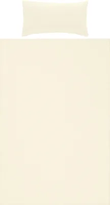 Produktbild von Erwin Müller Bettwäsche Rosenheim" creme 1x 155x200 cm + 1x 40x80 cm"