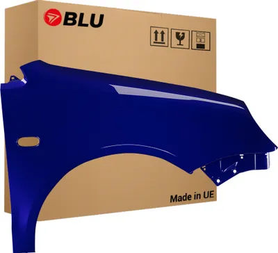 Produktbild von BLU Kotflügel Passend für Volkswagen Polo 9N IV 4 LD5Q Rechts Blau SchattenBlau | 2001-2005 | Vorderseite Vorne | Lackiert | Einbaufertig