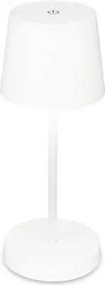 Produktbild von Briloner Boja LED Tischlampe kabellos IP44, Dimmbar, Touch, Kabellos, Spritzwasserschutz, weiß, Ø10,5 x 26 cm