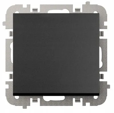 Image de Interrupteur simple encastré Elektro-Plast noir 3810-19
