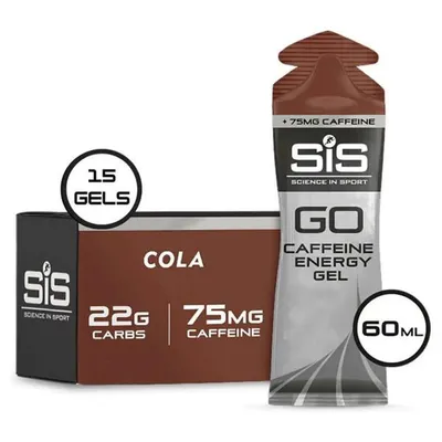 Obrázok produktu pre Science in Sport GO Izotonický energetický gél + kofeínová kola 15 x 60 ml