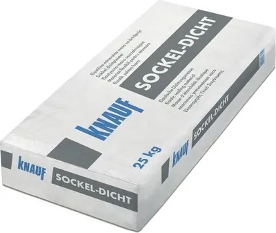 Produktbild von Knauf Sockel-Dicht Dichtungsmasse zur Abdichtung gegen Bodenfeuchtigkeit, 25 kg