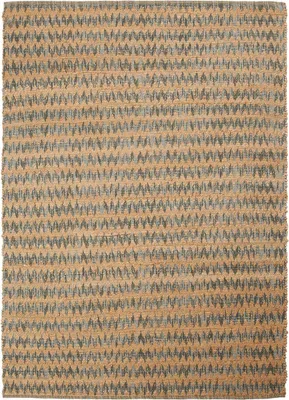 Produktbild von Handgefertigter Kelim-Teppich mit geometrischem Hanfmuster